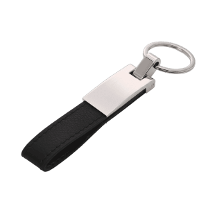Luxe leren sleutelhanger