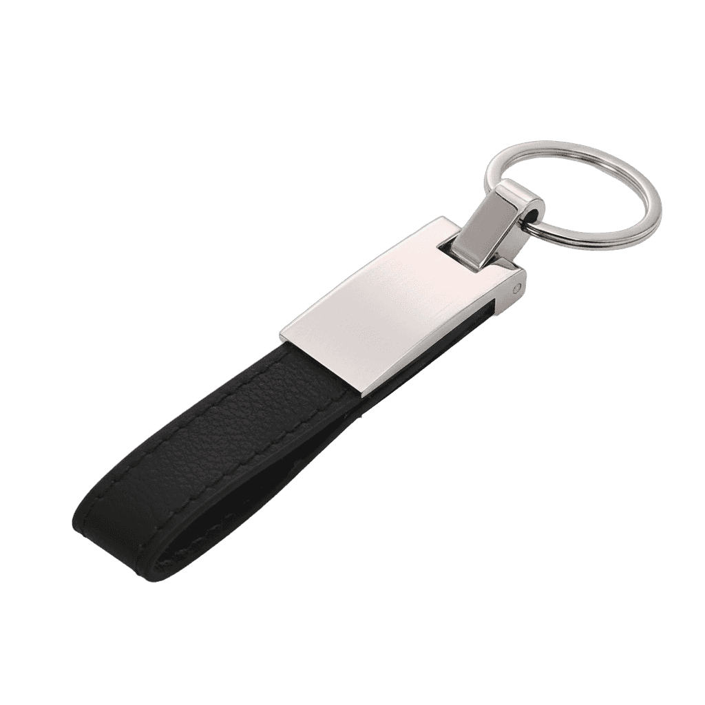 Luxe leren sleutelhanger