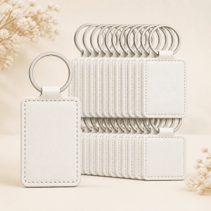 PU leren sleutelhanger blanks